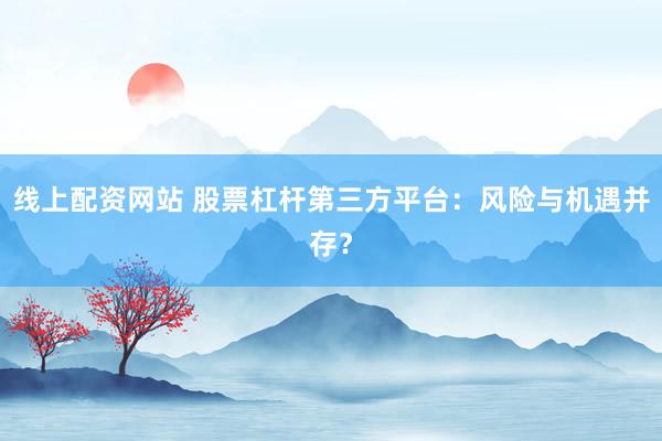线上配资网站 股票杠杆第三方平台：风险与机遇并存？