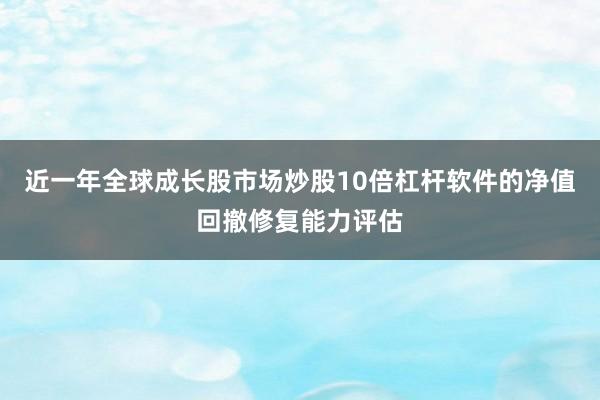 近一年全球成长股市场炒股10倍杠杆软件的净值回撤修复能力评估