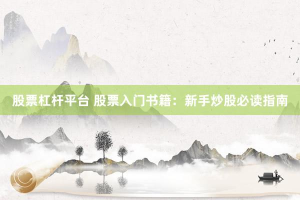 股票杠杆平台 股票入门书籍：新手炒股必读指南